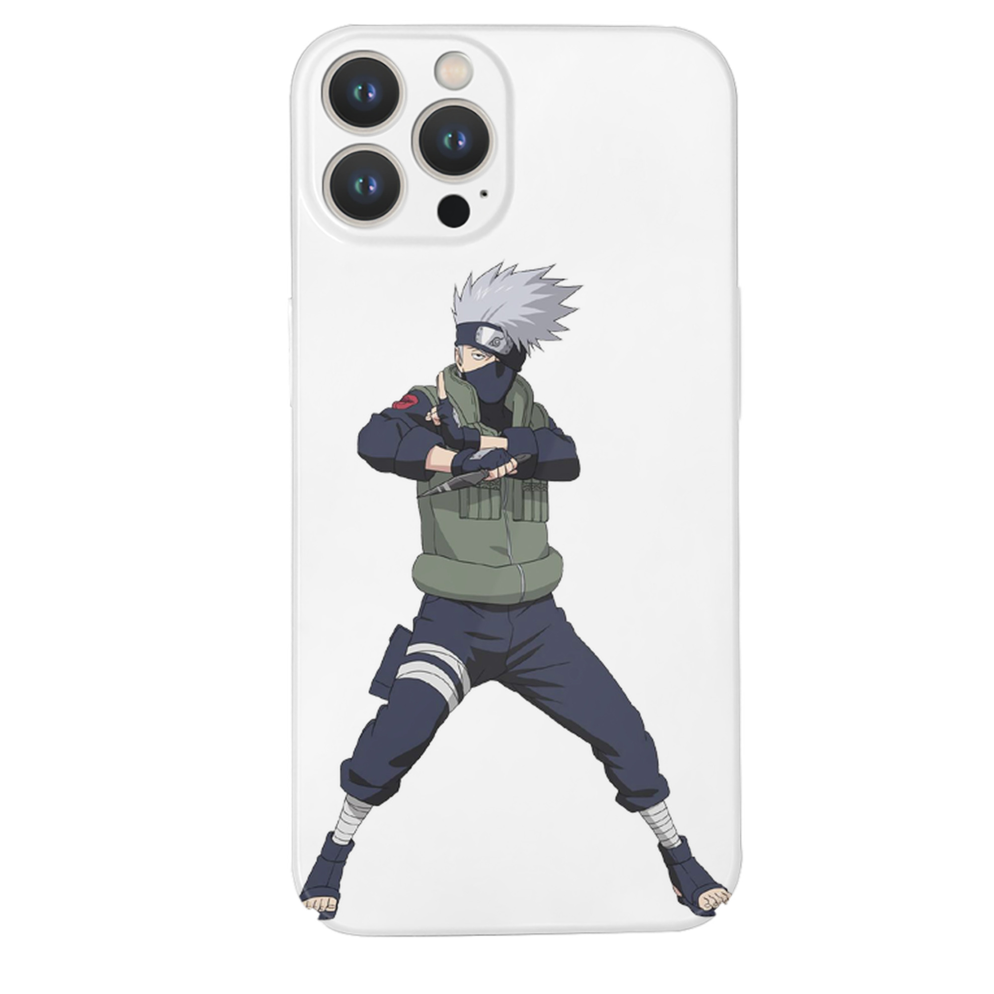 （画像用） NARUTO -ナルト- はたけ カカシ Hatake Kakashi 【iPhone 14シリーズ対応】ハードケース